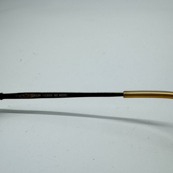 CHARMANT Titanium Copper Brown Rimless 140mm Eyeglasses Frame H11187 - Picture 6 of 8